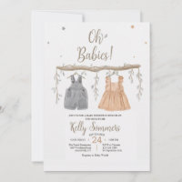 Oh Baby Shower Invitation