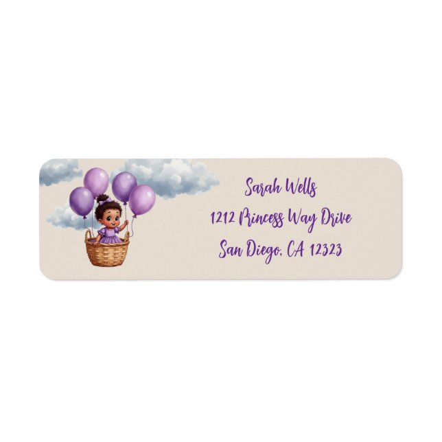 Oh Baby Shower Purple (Front)