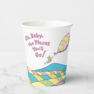 Oh, Baby, the Places You'll Go! Baby Shower Paper Cups