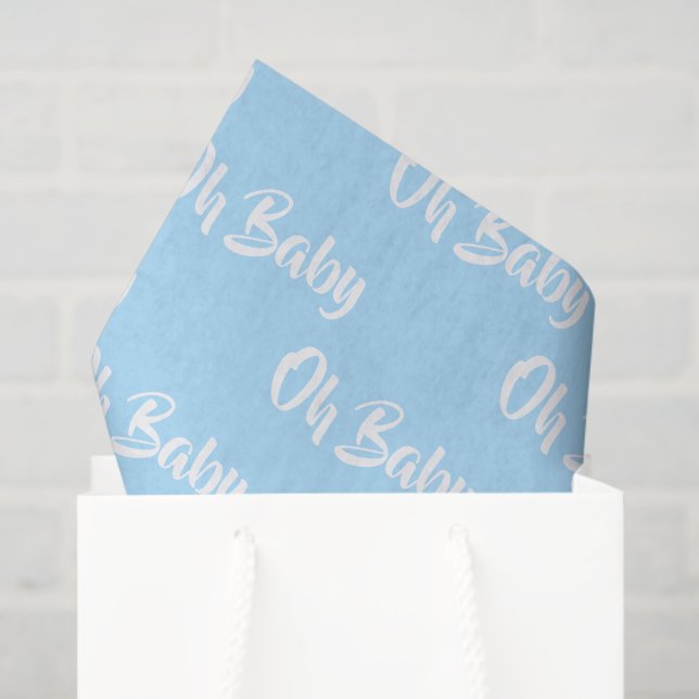 Oh Baby Tissue Paper (Gift Bag)