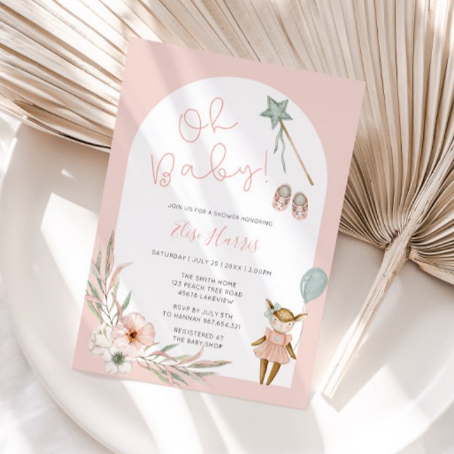 Oh Baby Vintage Toys Invitation (Creator Uploaded)