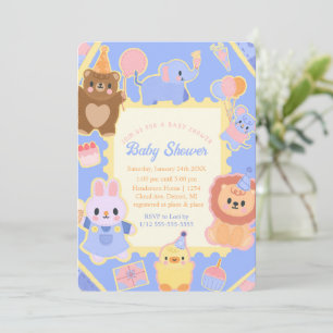 Oh Baby Wild Delight Invitation