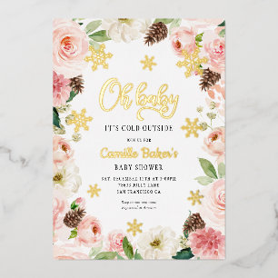 Oh Baby Winter Girl Baby Shower