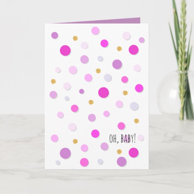 Oh, Baby...You are SO Getting a Mini Van New Baby Card (Front)