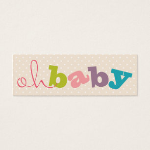 OH BÉBÉ ! CARTES DE LISTE DE NAISSANCE COLORÉES