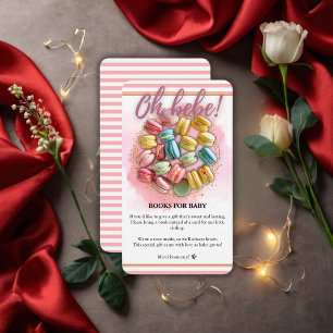 Oh bebe French Patisserie Baby Shower  Enclosure Card