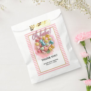 Oh bebe French Patisserie Baby Shower  Favour Bag