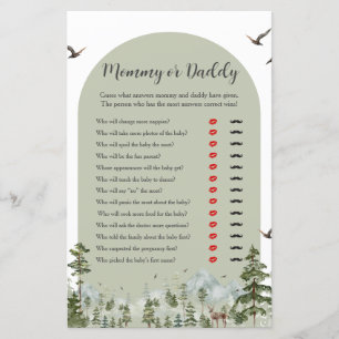 Oh Boy Adventure Pine Forest Mommy or Daddy