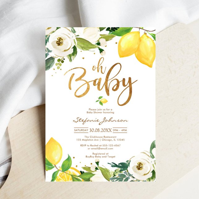 Oh Boy Baby Shower Invitation (Creator Uploaded)