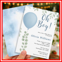 Oh Boy Baby Shower