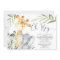 Oh boy cute Safari animal greenery boy baby shower