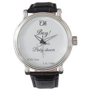 oh boy girl baby shower add name date year venue e watch