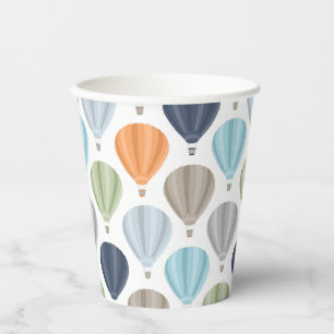 OH BOY Hot Air Balloons Pattern Paper Cups