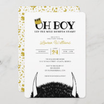 Oh Boy | Let the Wild Rumpus Start Baby Shower