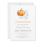 Oh Boy Little Pumpkin Blue Boy Baby Shower