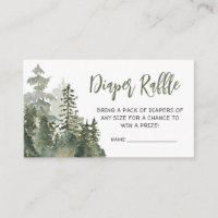 Oh Boy Lumberjack Baby Shower Diaper Raffle