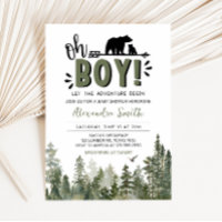 Oh Boy Lumberjack Baby Shower