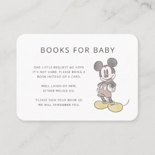 Oh, Boy! Mickey Mouse   Books for Baby Insert Card