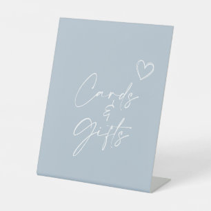 Oh Boy Minimalist Baby Shower Cards And Gifts Pedestal Sign