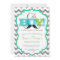 Oh Boy Moustache Baby Shower Invitation