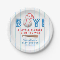 Oh Boy Sports Baseball Theme Baby Shower