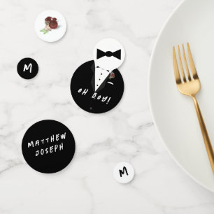 Oh Boy! Tuxedo  Confetti