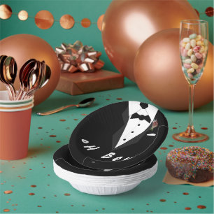 Oh Boy! Tuxedo  Paper Plate