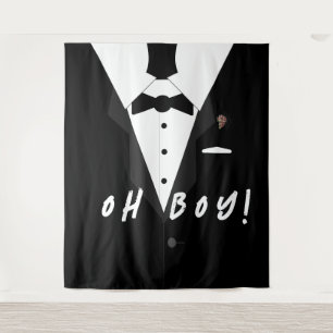 Oh Boy! Tuxedo  Tapestry