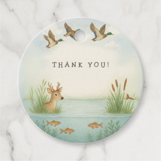 Oh Boy! Woodland Baby Shower Favour Tags