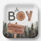 Oh Boy - Woodland Rustic Baby Shower 