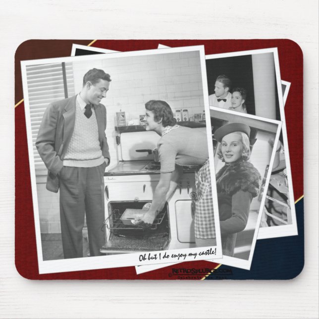 "Oh but I do enjoy my castle!" Mouse Pad (Front)