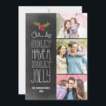 Oh By Golly Holiday Photo Card<br><div class="desc">Celebrate the season with this modern and stylish holiday card from Berry Berry Sweet. Visit WWW.BERRYBERRYSWEET.COM for more of our stylish holiday collections.</div>