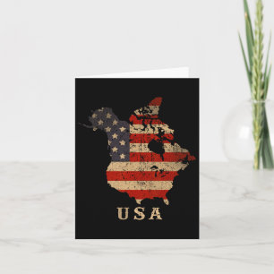 Oh Canada! Canada And Usa Map - Annex America’s 51 Card