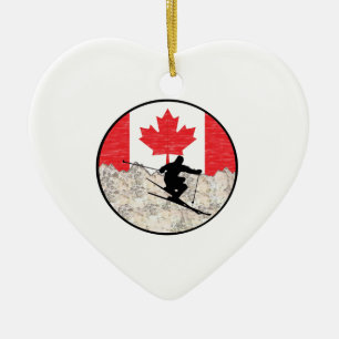 Oh Canada Ceramic Ornament