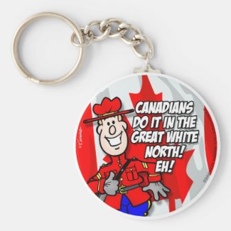 Oh Canada EH! Keychain
