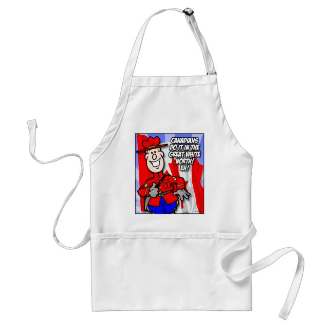 Oh Canada EH! Standard Apron (Front)