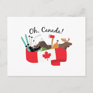Oh Canada Postcard