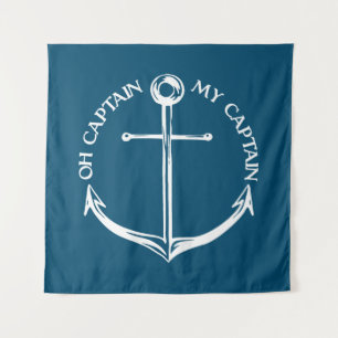 Oh Captain My Captain Tapestry