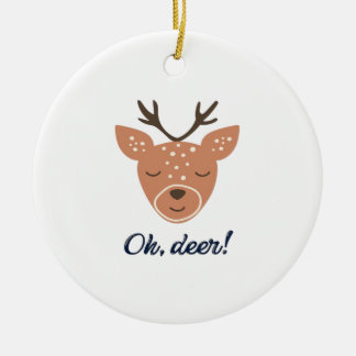 Oh Cerf Cerf Amour Sauver Le Cerf Ornement Créatif