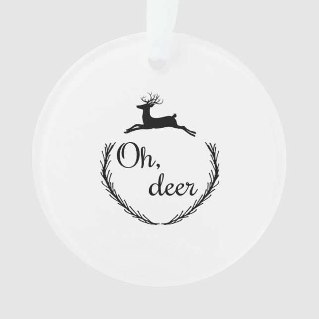 Oh Cerf Design de Style Drôle (devant)