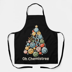 Oh Chemistree Science Chemistry Lab Christmas Xmas Apron