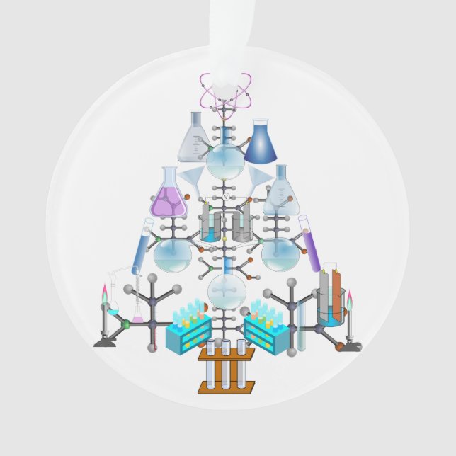 Oh Chemistry, Oh Chemist Tree Ornament (Front)