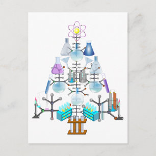 Oh Chemistry, Oh Chemist Tree Postcard
