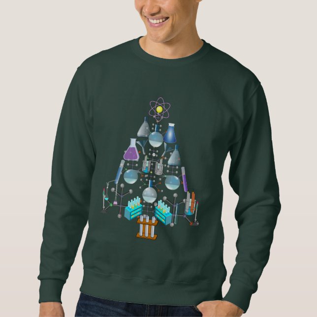 Oh Chemistry, Oh Chemist Tree Sweatshirt (Front)