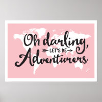 Oh, chérie Soyons des aventuriers Poster