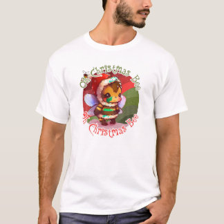 Oh Christmas Bee Cute Kawaii Xmas Bee Christmas T-Shirt