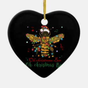 Oh Christmas Bee Oh Christmas Bee Ceramic Ornament