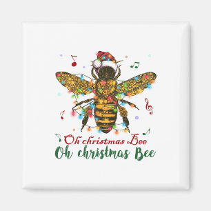 Oh Christmas Bee Oh Christmas Bee Light Magnet