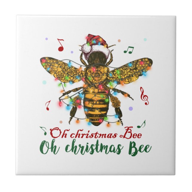 Oh Christmas Bee Oh Christmas Bee Light Tile (Front)
