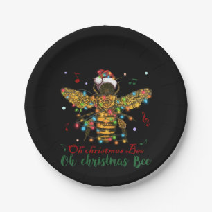 Oh Christmas Bee   Oh Christmas Bee Paper Plate